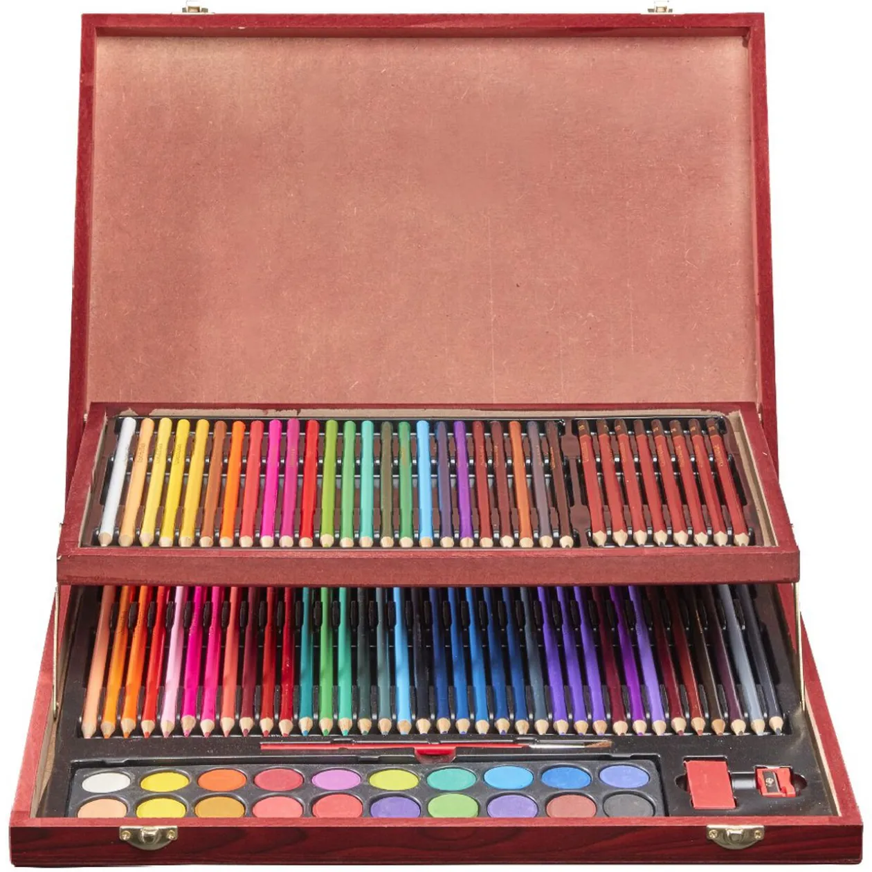 Coffret coloriage en bois 83 pièces