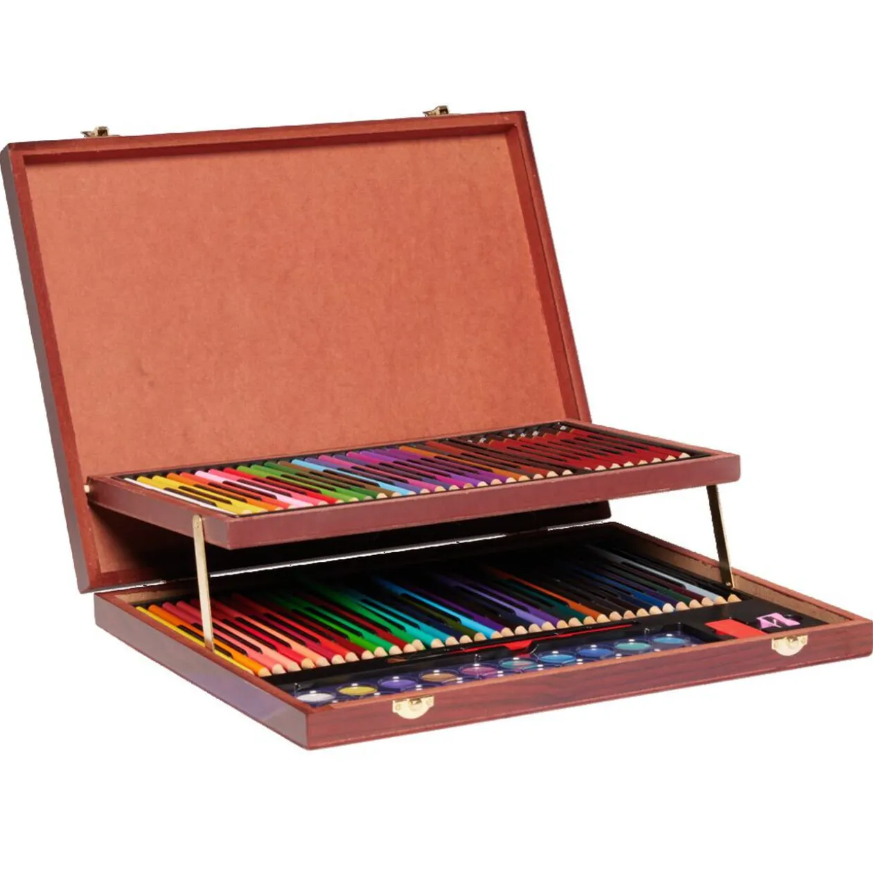 Coffret de coloriage en bois
