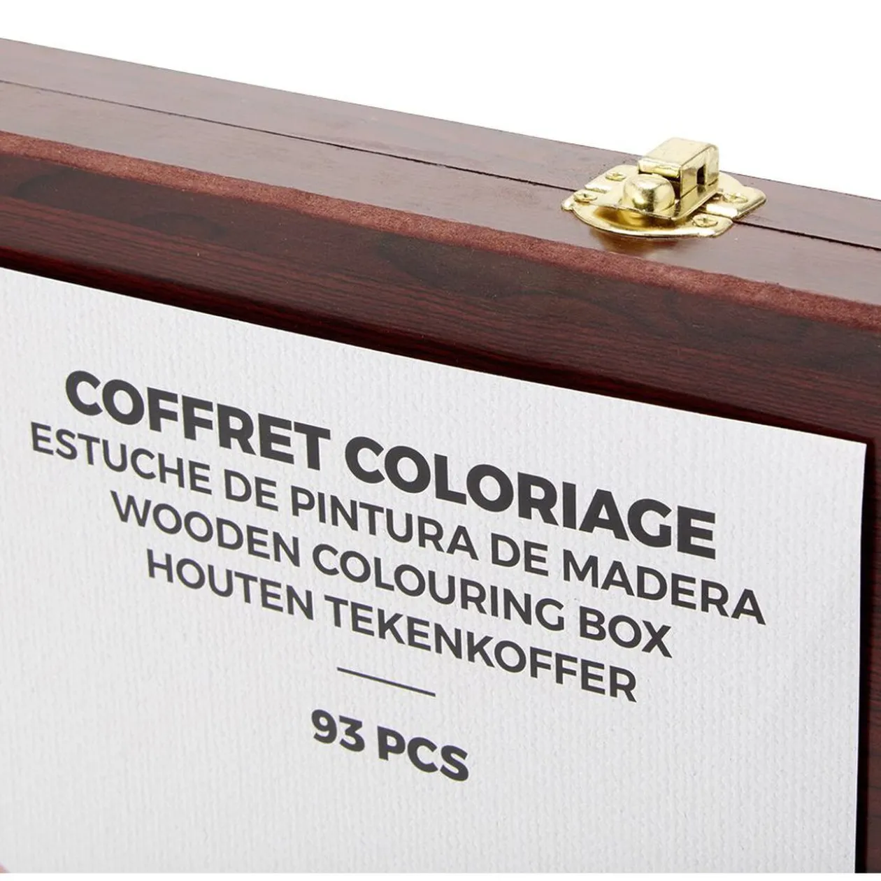 Coffret de coloriage en bois