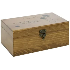 Coffret de couture en bois avec accessoires 21x13xH9cm