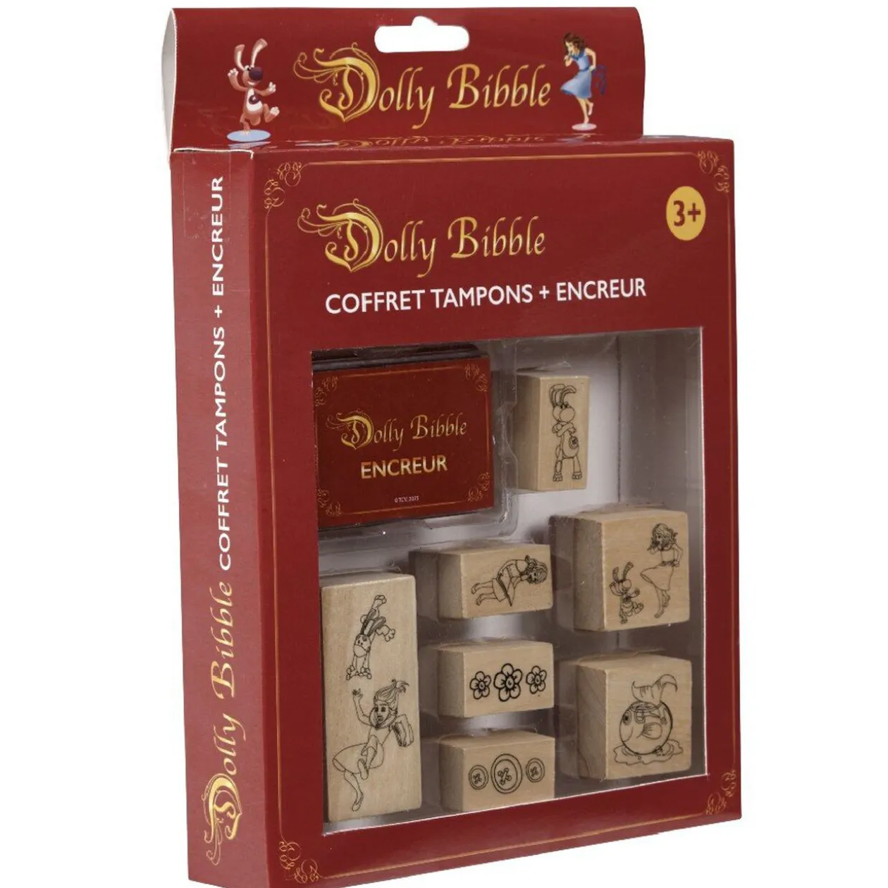 Coffret encreur et tampons Dolly Bibble