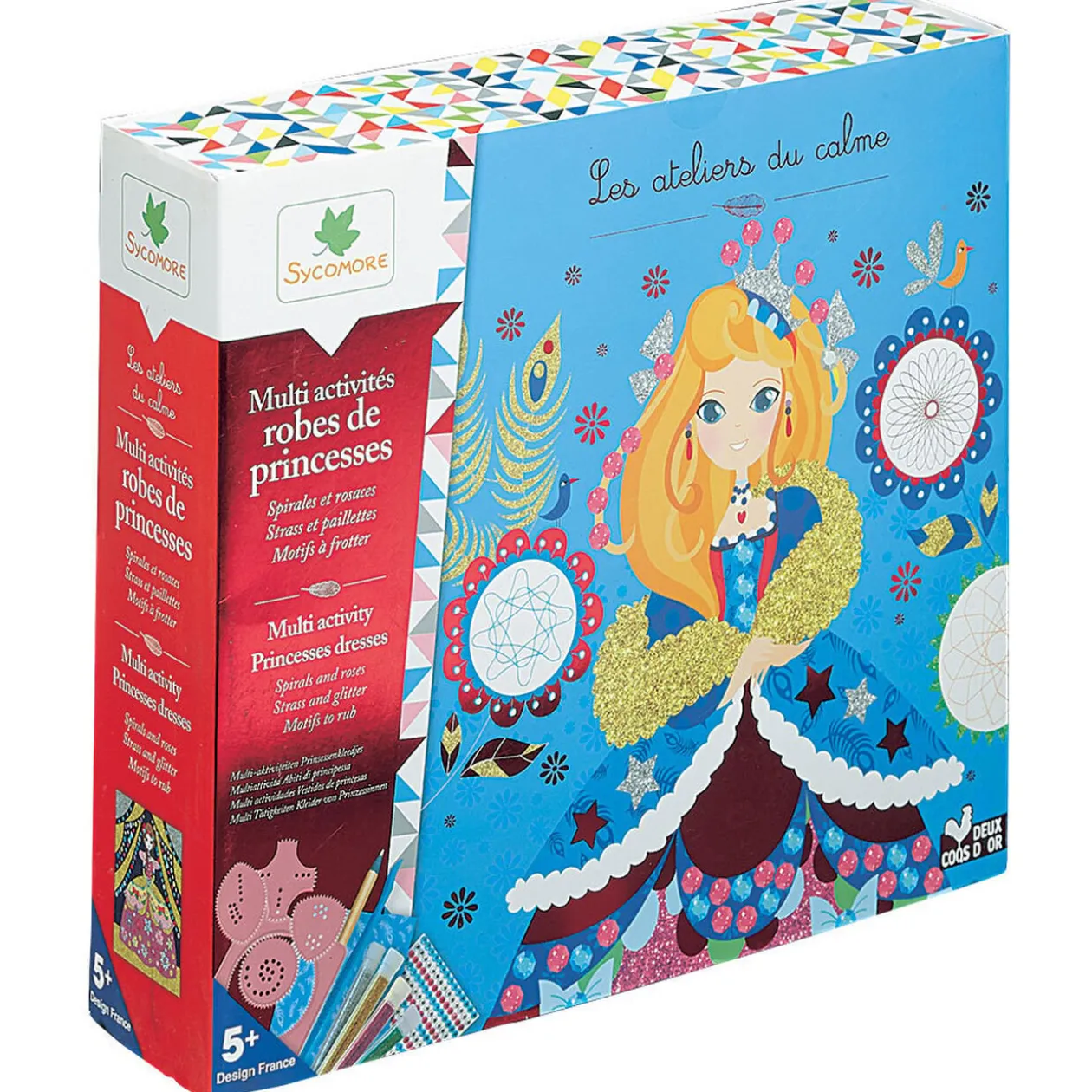 Coffret jeu création robe princesse Sycomore