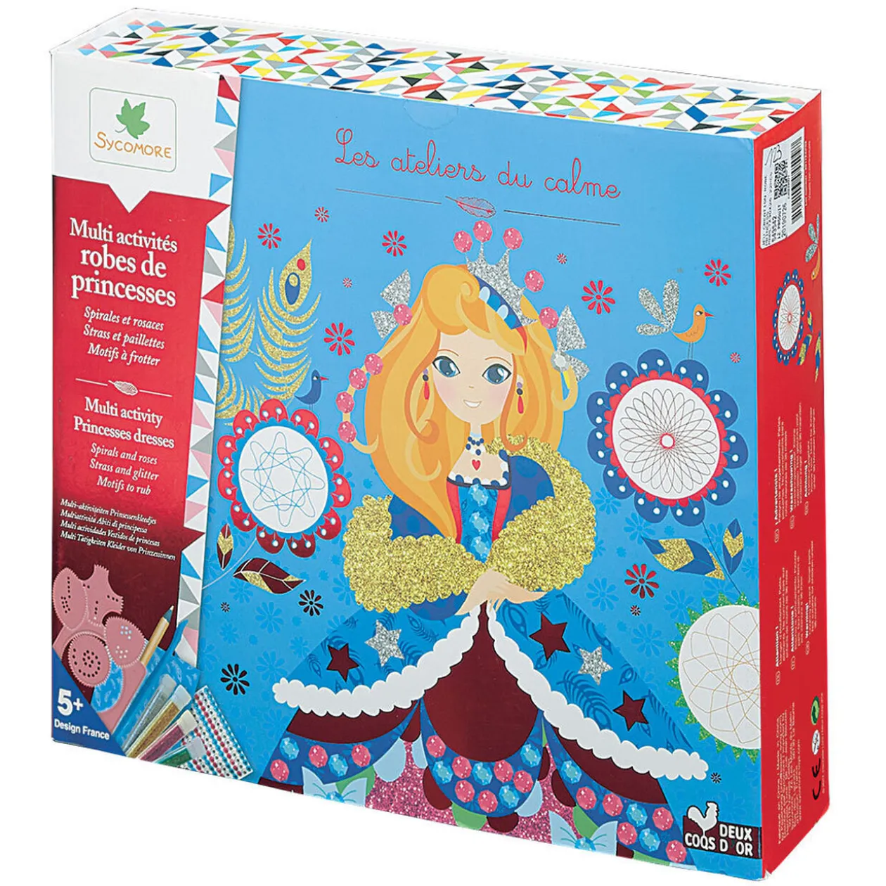 Coffret jeu création robe princesse Sycomore