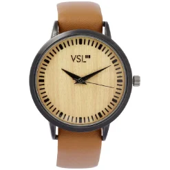 Coffret montre effet bois + 1 bracelet