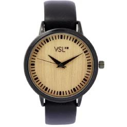 Coffret montre effet bois + 1 bracelet