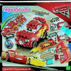Coffret perles à assembler 3D Cars modèle Flash