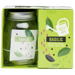Coffret Prenez-en de la graine Basilic avec graine, bocal et livret