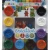 Coffret pâte à modeler avec 12 moules multicolores