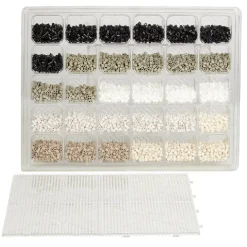 Coffret studio création perle photo noir et blanc