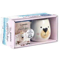 Coffret Une année toute douce avec un livre de recette et un mug
