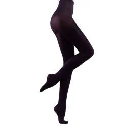 Collant indéchirable extensible semi opaque noir