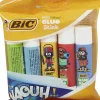 Colle stick Bic décorée x5