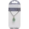 Collier avec pendentif en pierre naturelle