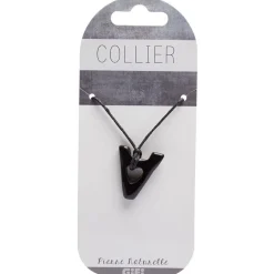Collier avec pendentif en pierre naturelle