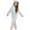Combinaison pyjama Koala gris et bleu pailleté 10/12ans