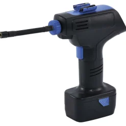 Compresseur à air voyant LED bleu et noir