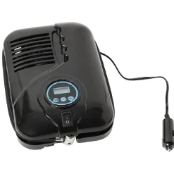 Compresseur digital automatique noir avec manomètre