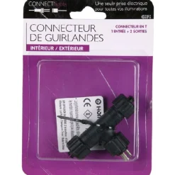 Connecteur de guirlande en T Connect Lights