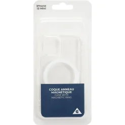 Coque magnétique iPhone 13 Mini transparent