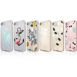 Coque pour IPhone 6 et 6S motif fleur plastique