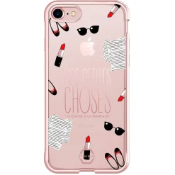 Coque pour IPhone 6 et 6S motif fleur plastique