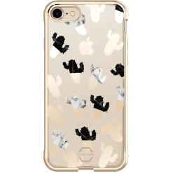 Coque pour IPhone 6 et 6S motif fleur plastique