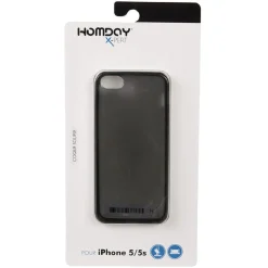 Coque pour Iphone 5/5S souple uni transparent