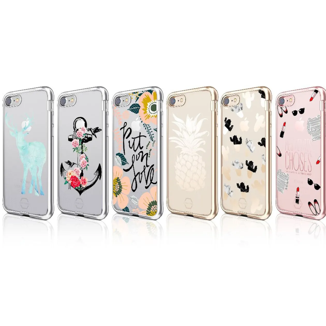 Coque pour IPhone X motif fleur plastique