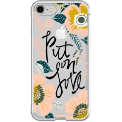 Coque pour IPhone X motif fleur plastique
