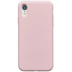 Coque Soft touch rose silicone pour Iphone XR
