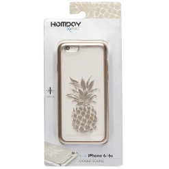 Coque souple Ananas pour IPhone 6/6s