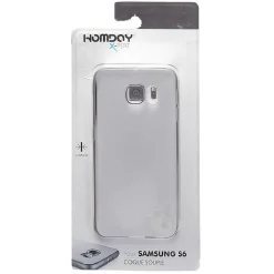 Coque souple grise pour Samsung Galaxy S6