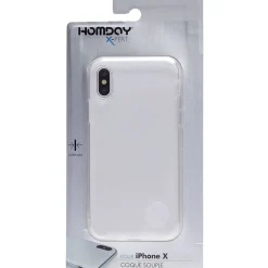 Coque souple transparente pour IPhone X
