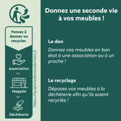 Corbeille à papier en plastique gris 12L