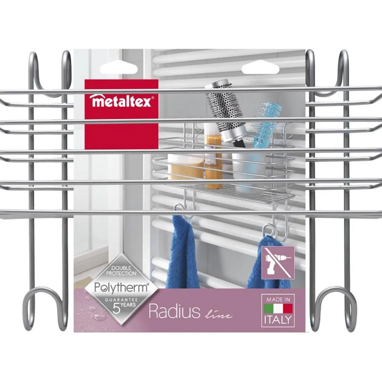 Corbeille avec crochets à suspendre