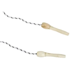 Corde à sauter avec poignées en bois