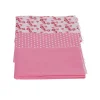 Coupon de tissu 46x55 cm en coton rose