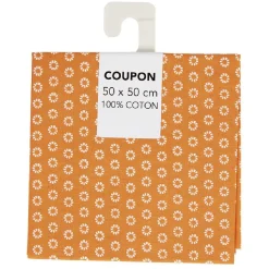 Coupon tissu 100% coton 50x50cm