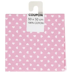Coupon tissu 100% coton 50x50cm