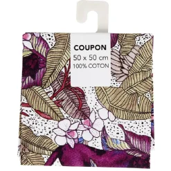 Coupon tissu 100% coton 50x50cm