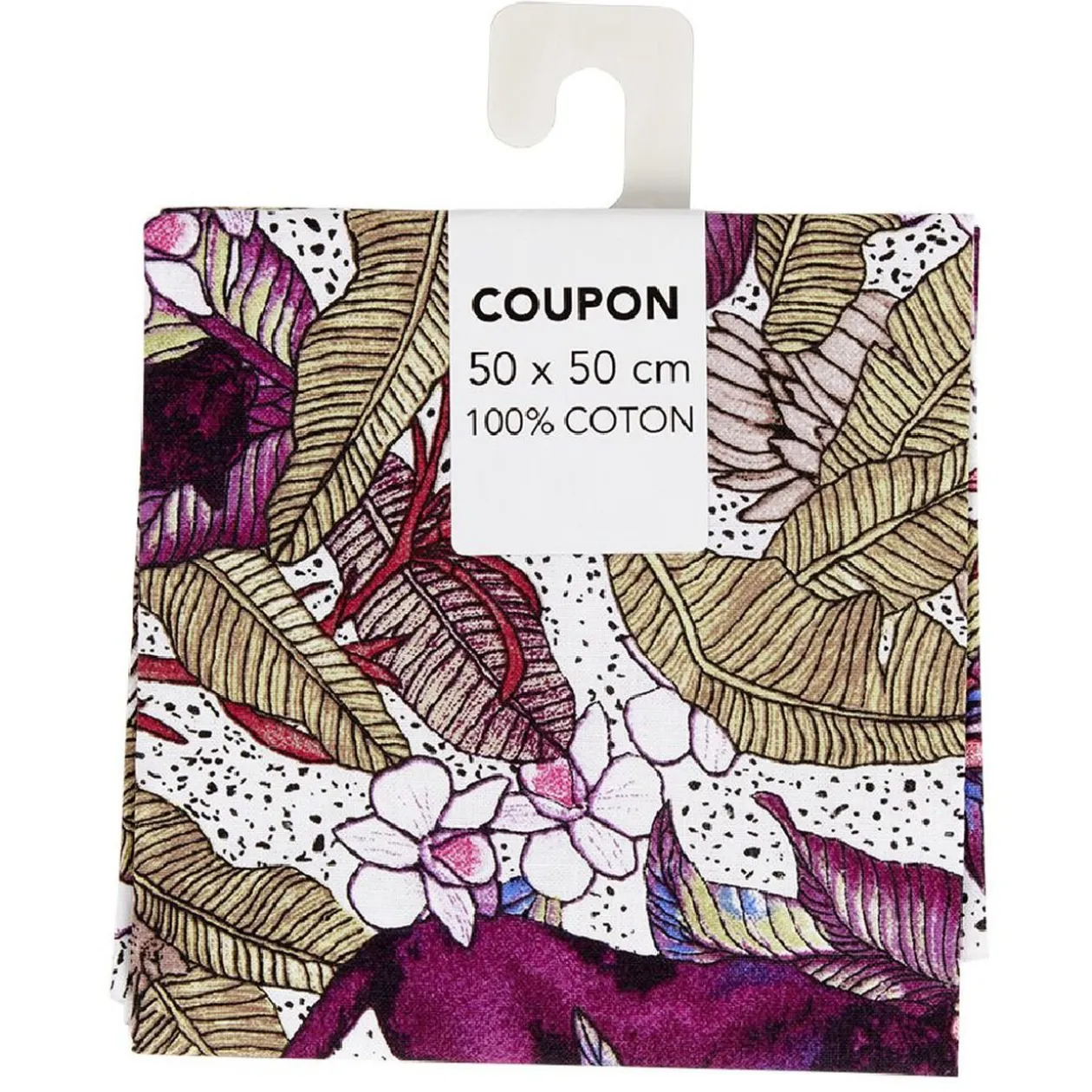 Coupon tissu 100% coton 50x50cm