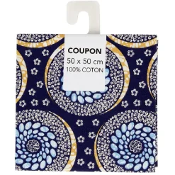 Coupon tissu 100% coton 50x50cm