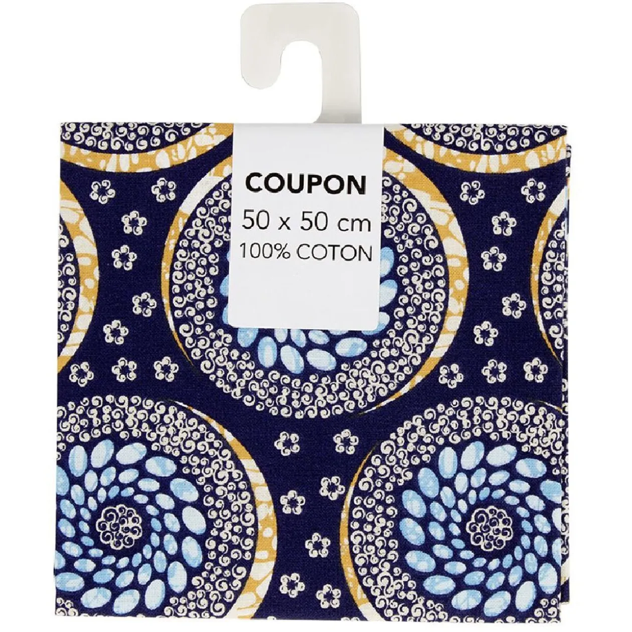 Coupon tissu 100% coton 50x50cm