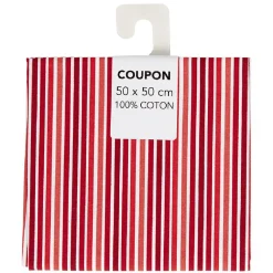 Coupon tissu 100% coton 50x50cm