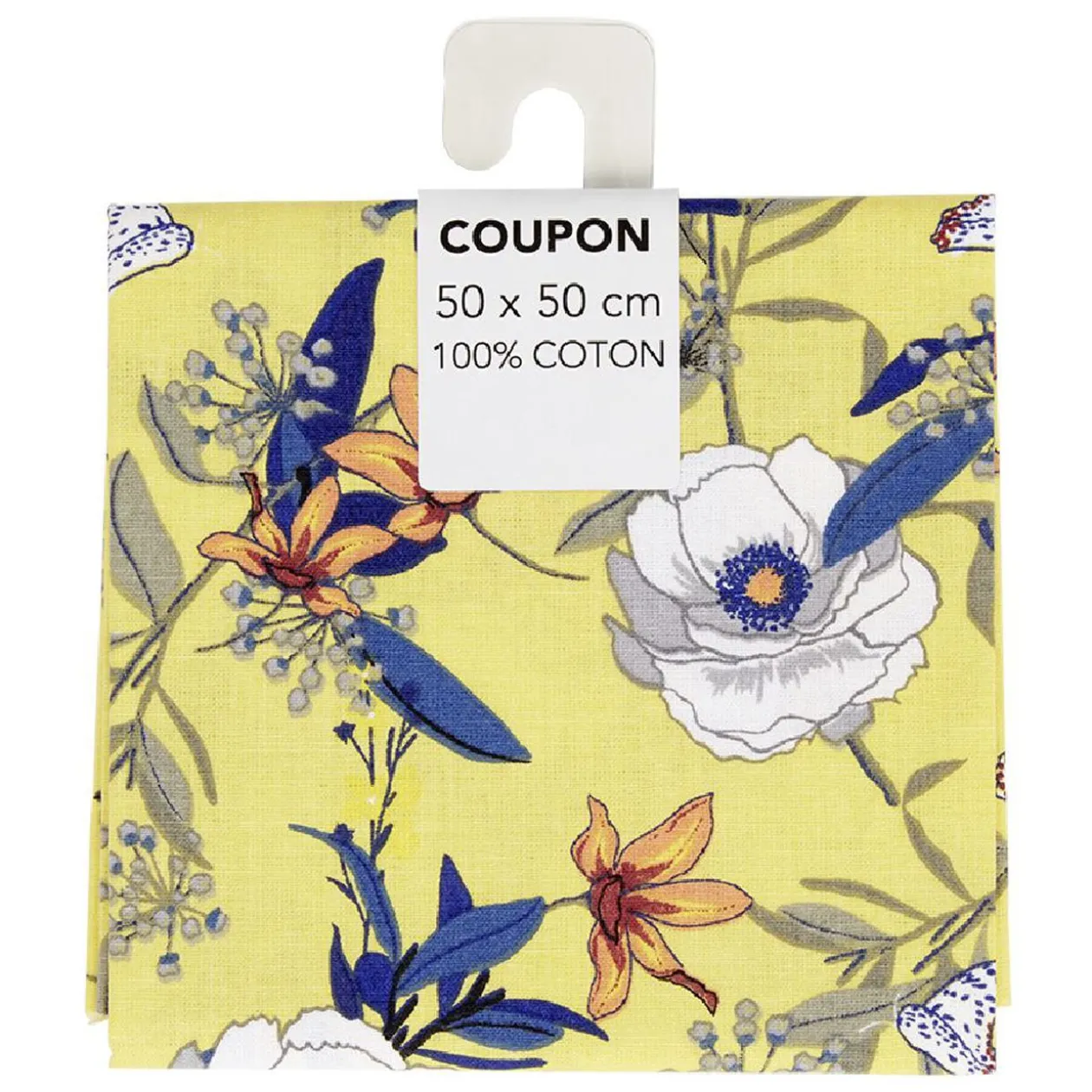 Coupon tissu 100% coton 50x50cm