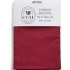 Coupon tissu coton 70x100cm rouge bordeaux