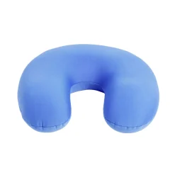 Coussin de voyage bleu clair 28x28x9cm