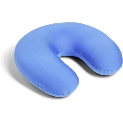 Coussin de voyage bleu clair 28x28x9cm