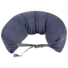Coussin de voyage bleu ou gris