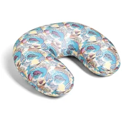 Coussin de voyage feuillage multicolore 28x28x9cm